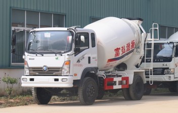 重汽王牌3方攪拌車(chē)