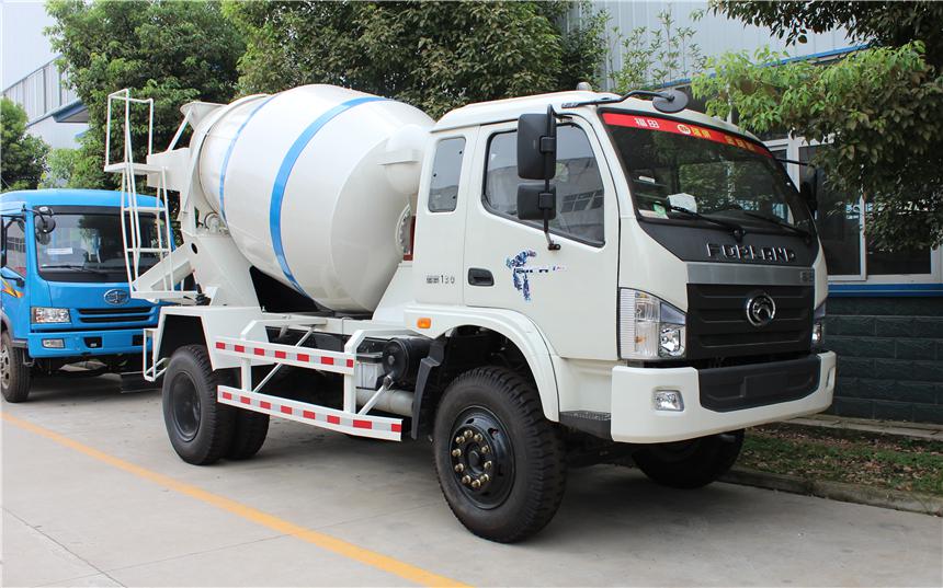 福田時(shí)代3方水泥攪拌車臉圖展示圖
